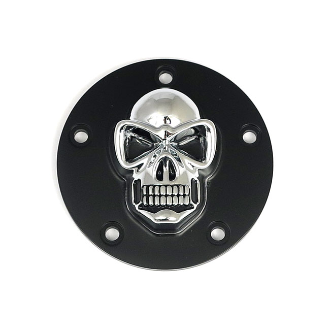 Skull point cover. Black/Chrome
