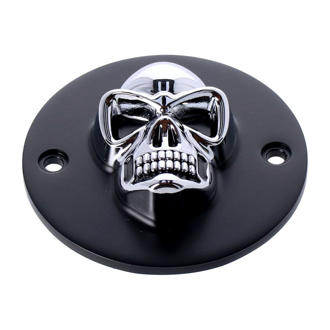 Skull point cover. Black/Chrome