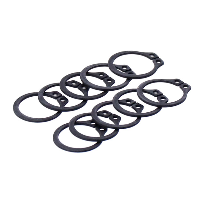 Retaining ring, clutch foot control rod end