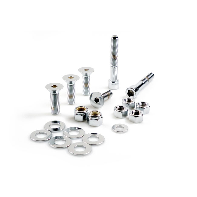 Gardner-Westcott, fender strut mount kit. Chrome Allen head