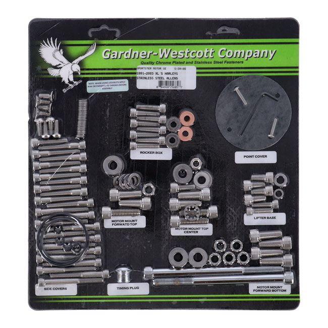 GW MOTOR SCREW SET, SS ALLEN
