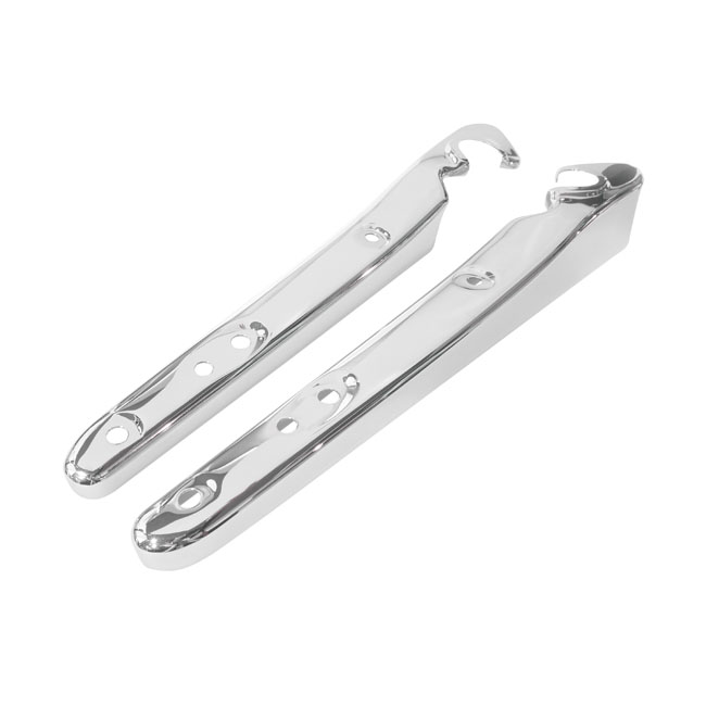 04-22 XL fender strut covers. Chrome