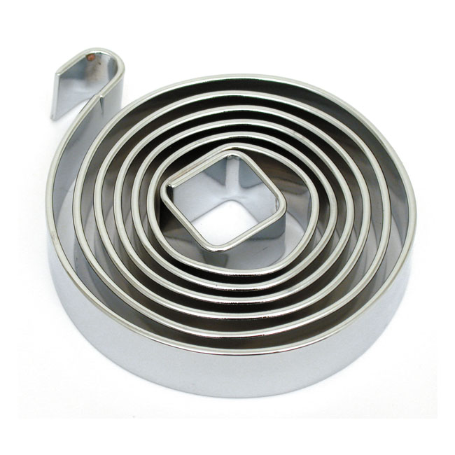 Kickstart return spring, chrome