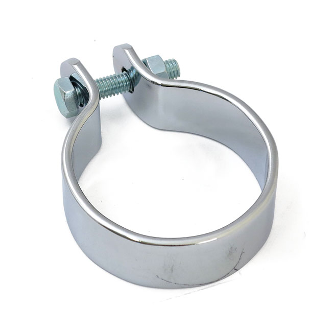 Muffler middle clamp 1-1/2" chrome