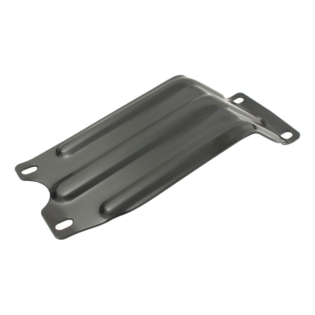 Engine skid plate. Ribbed. Black