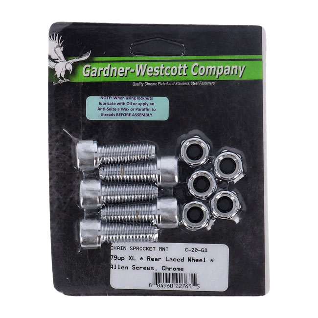 REAR SPROCKET MOUNT KIT, ALLEN CHR