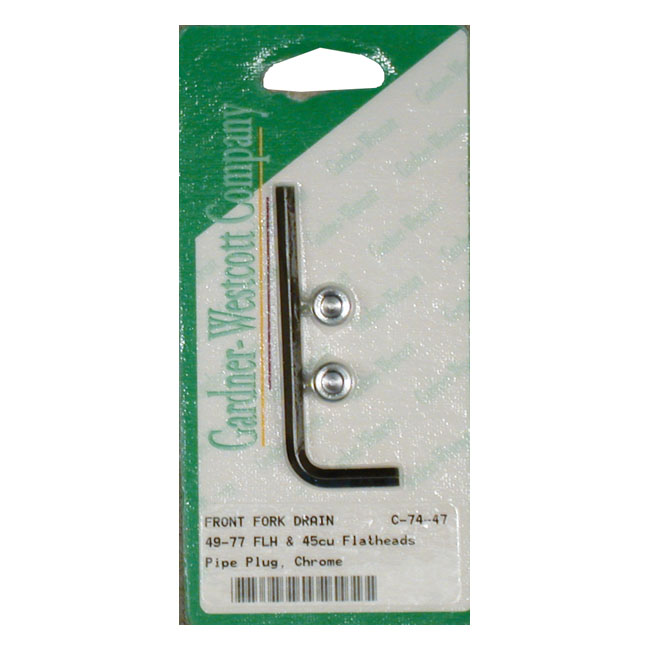 Gardner-Westcott, fork slider & case drain screw kit