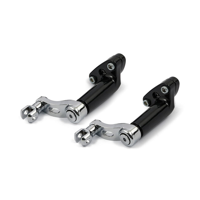 Adjustable passenger peg mount kit. Chrome