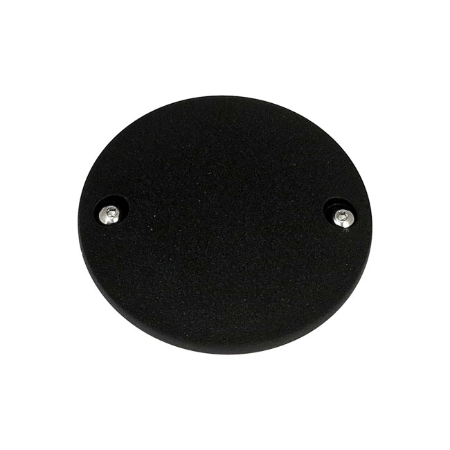 Point cover, domed. Black wrinkle