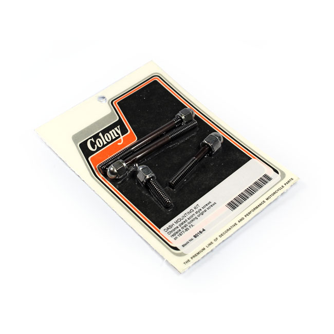 Colony, dash mount kit. Chrome Acorn