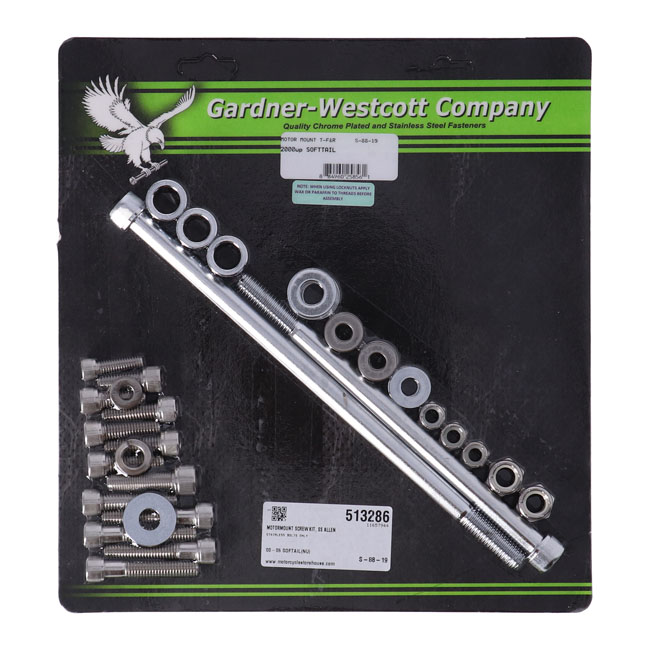 MOTORMOUNT SCREW KIT, SS ALLEN