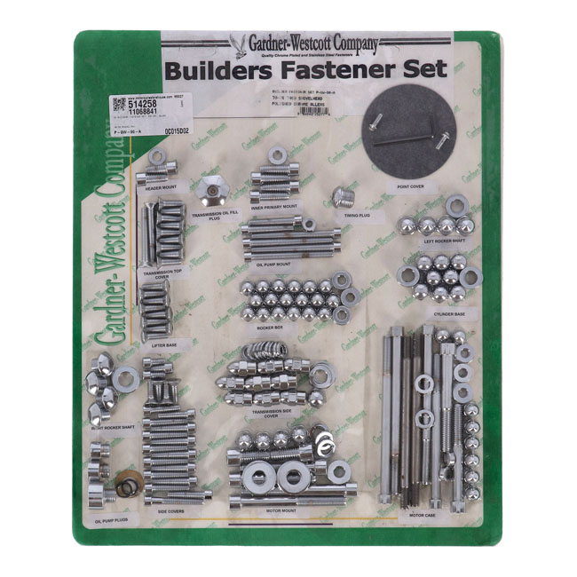 GW BUILDERS FASTENER SET, POLISH. ALLEN