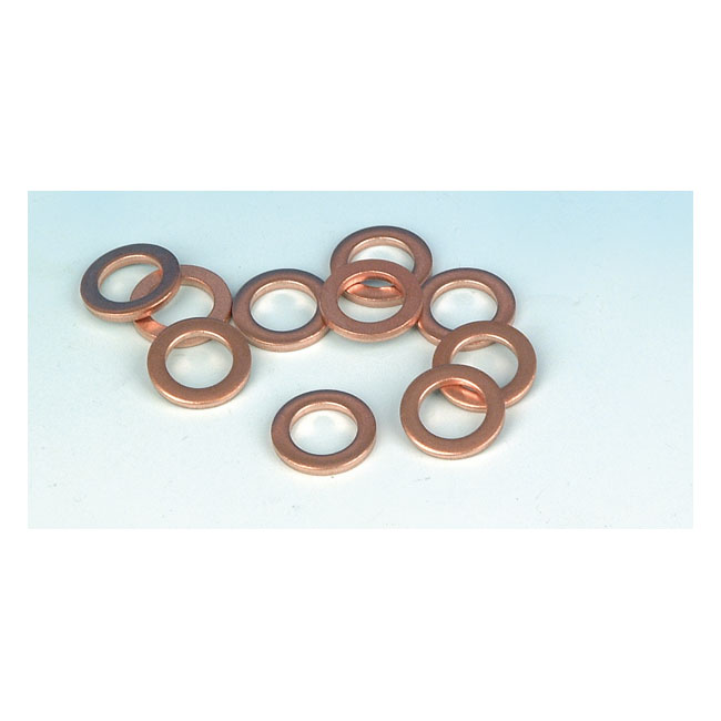 James, copper seal washer fork drain screw