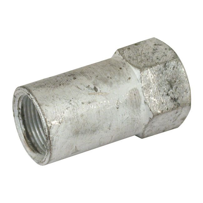 Nut large. rear floorboard mount rod. Zinc