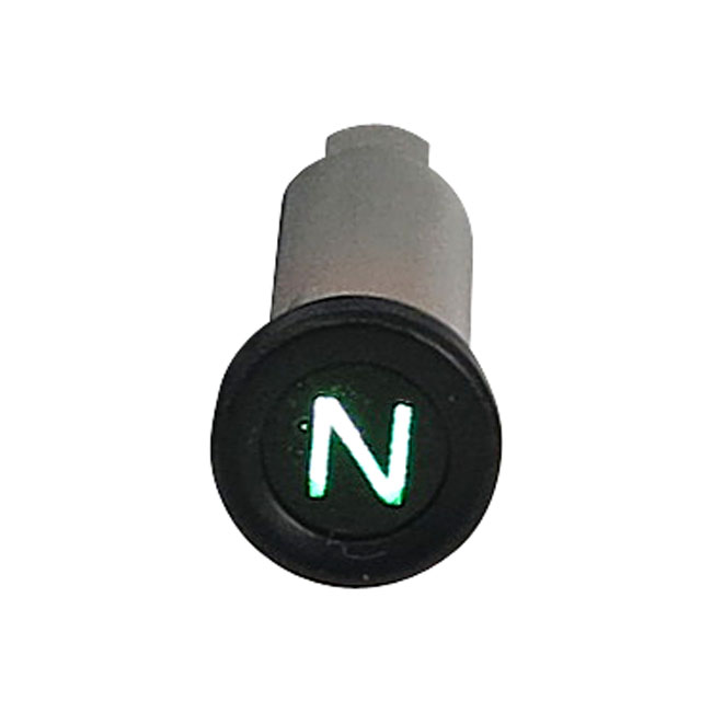 3/8 indicator light. Green, with 