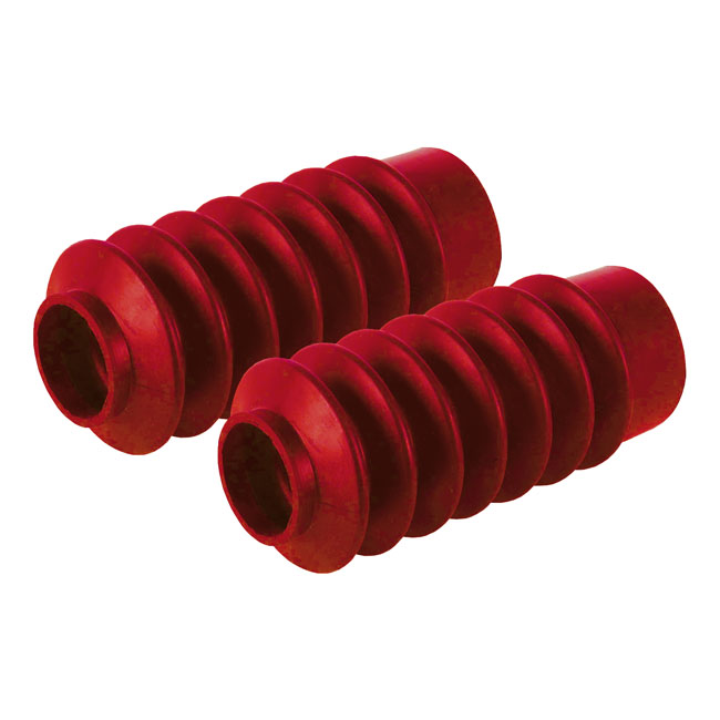 Bobber boots 41mm tubes. Red