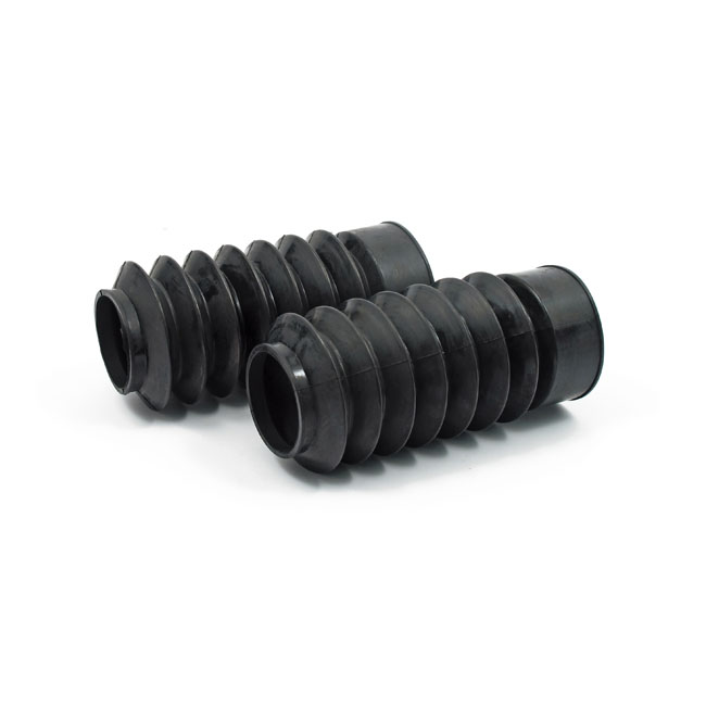 Bobber boots 49mm tubes. Black