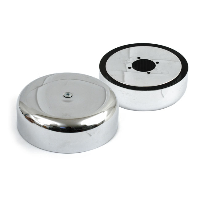 K&N, air cleaner assembly. Chrome. Linkert