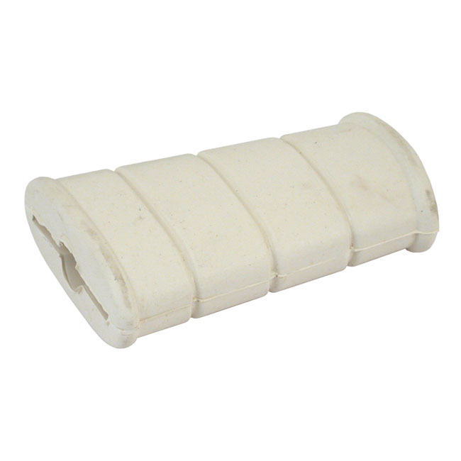 Repl. rubber for flat kick pedal. White