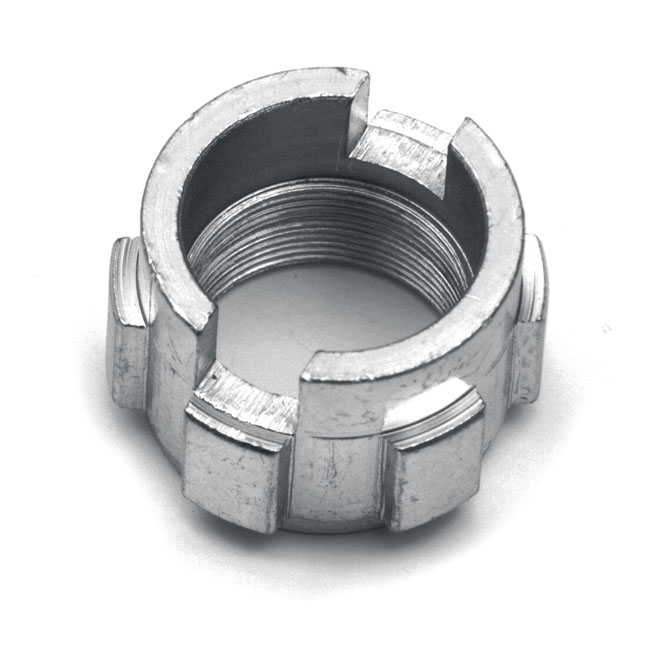 OEM style fork stem nut. Zinc