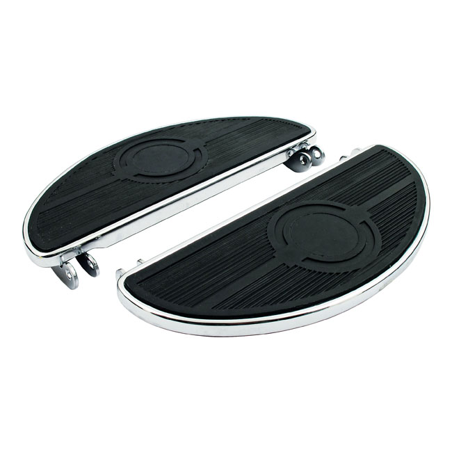 Oval early FL floorboards. Chrome