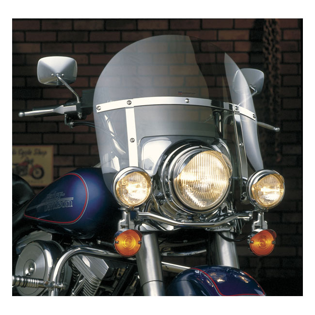 NC Chopped Heavy DutyT Windshield. Clear