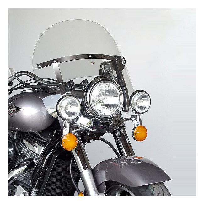 NC Chopped Heavy DutyT Windshield. Clear