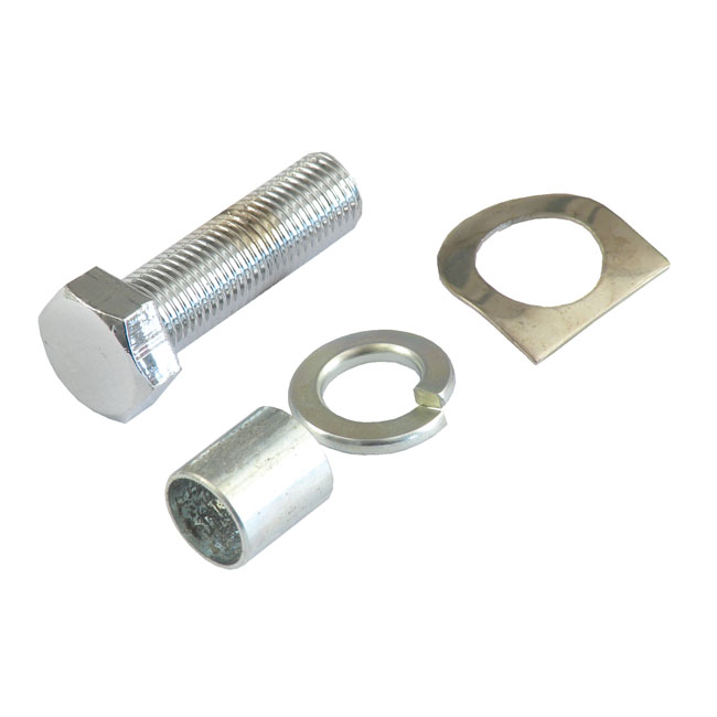 Kick pedal mount kit. Chrome