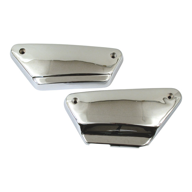 Side cover set. Chrome