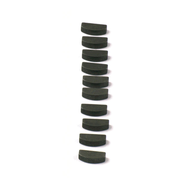 Woodruff keys, clutch hub