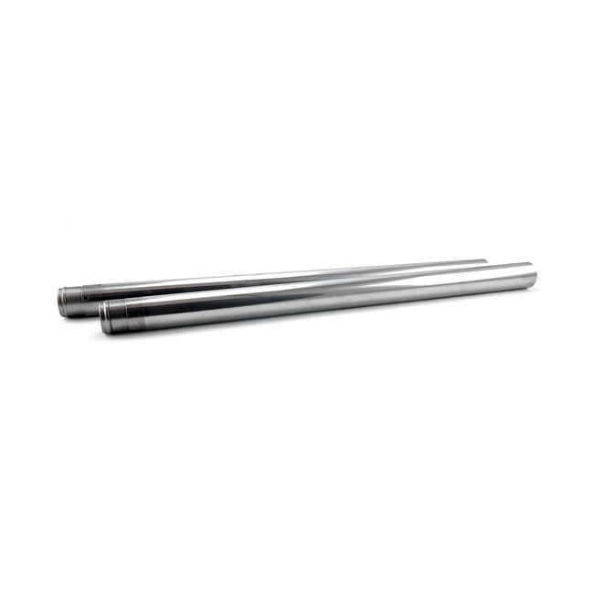 Fork tubes 41mm. 24-7/8". Show chrome