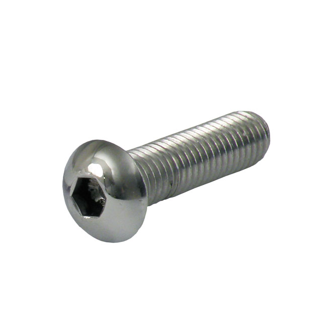 M4 X 8MM BUTTONHEAD BOLT, POLISHED SS