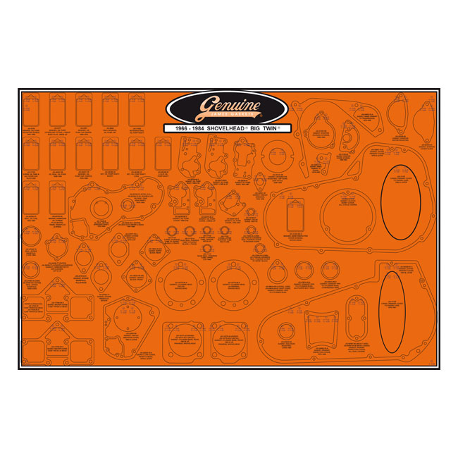 James, gasket & seal board. Shovelhead