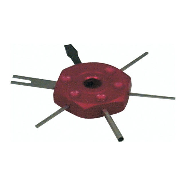 Lisle, 6-1 star receptacle extractor