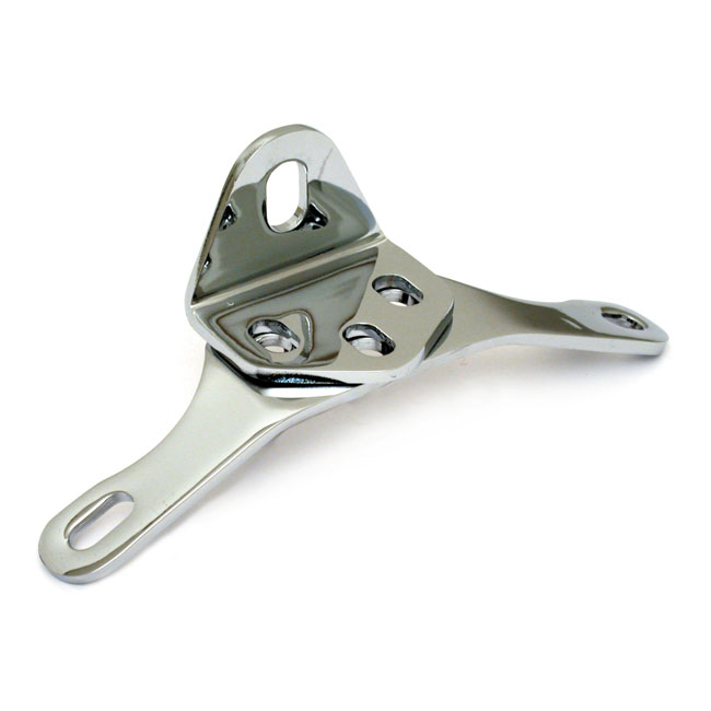 OEM style top motor mount. Chrome