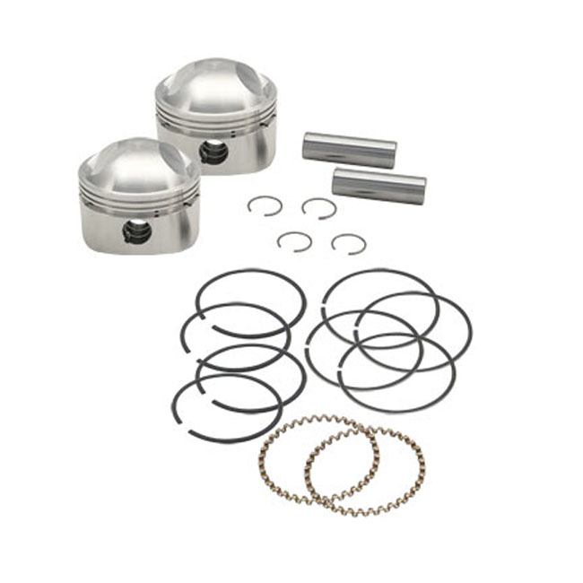 S&S, 3-7/16" forged stroker piston kit. +.080"