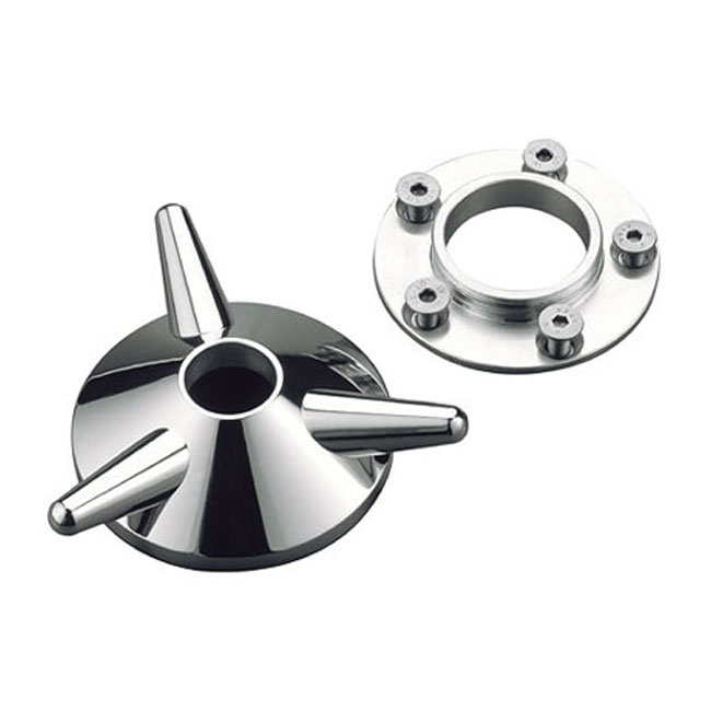 Kustom Tech, spinner wheel hub cover. Aluminum
