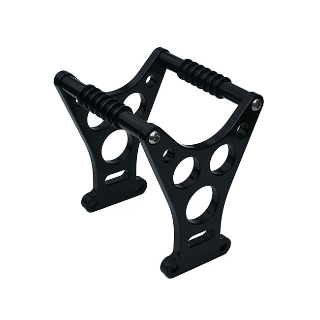 KustomTech, Dragster style fork brace. Black