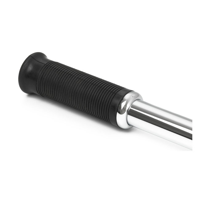 K-Tech, handlebar grip rings. Chrome