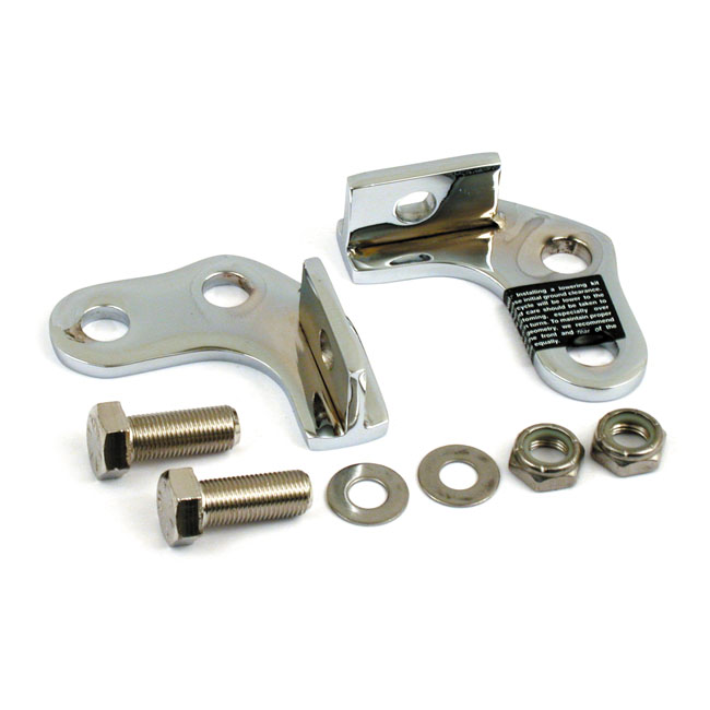 Burly, rear lowering kit. Black
