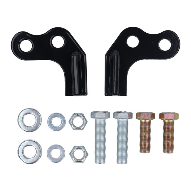 Burly, rear lowering kit. Black