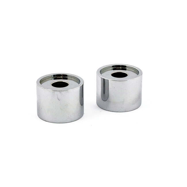 Wild1, riser extensions. 1" tall. Chrome