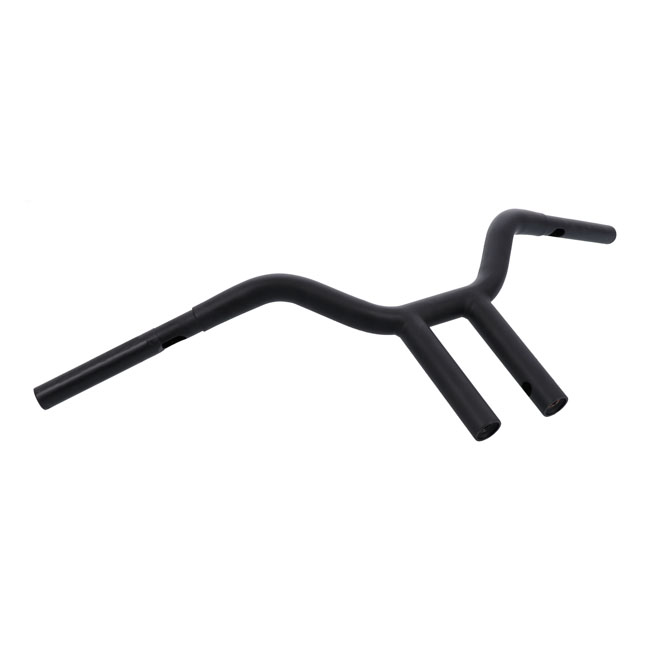 Wild1, Chubby Psycho streetfighter bar 1-1/4". Black, 10"