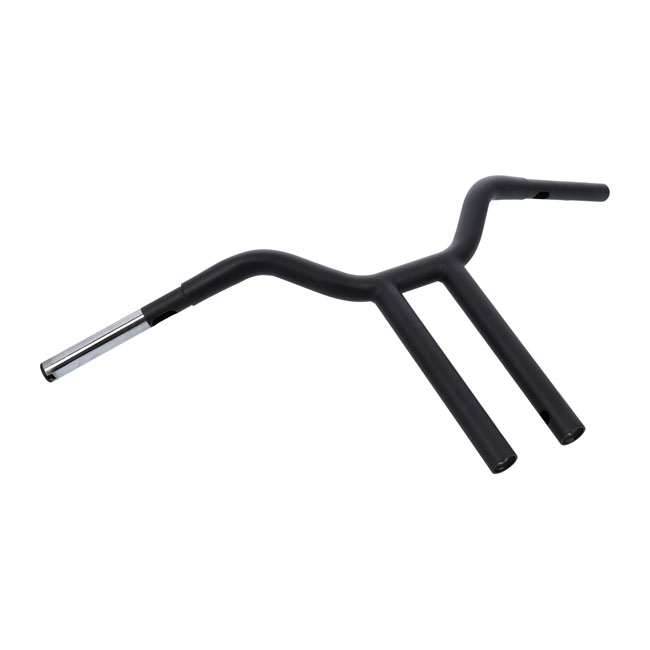 Wild1, Chubby Psycho streetfighter bar 1-1/4". Black, 14"