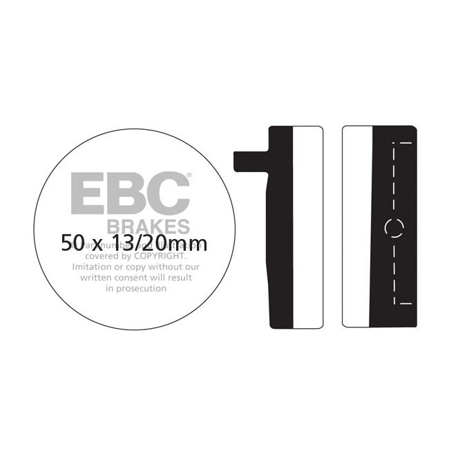EBC Organic brake pads