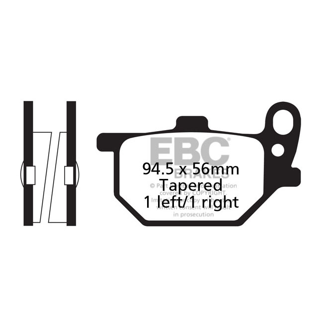 EBC Organic brake pads