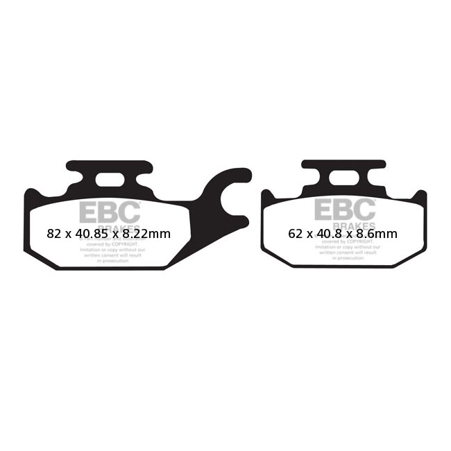 EBC Carbon X / TT series brake pads