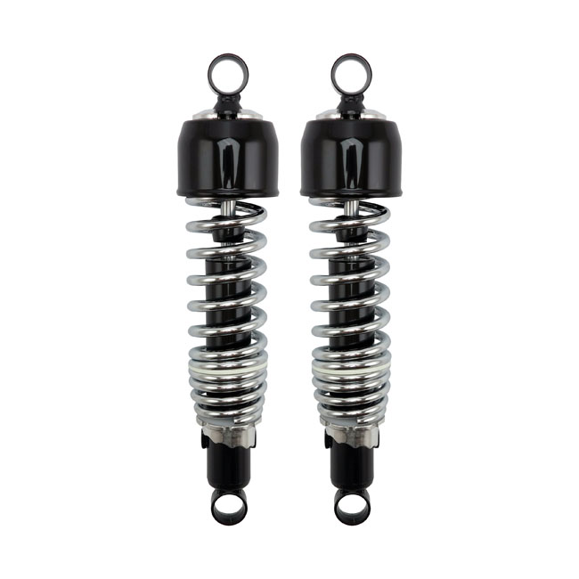 Emgo shock absorbers black/chrome