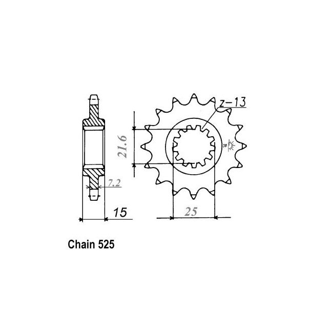 JT Front Sprocket 1515.15