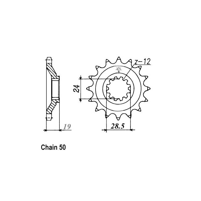 JT Front Sprocket 527.17